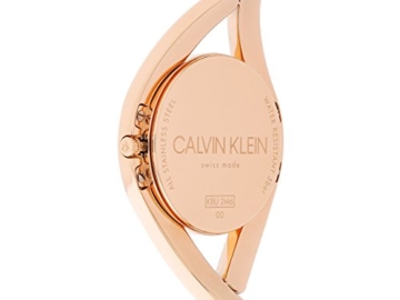 Calvin Klein Damen Analog Quarz Uhr mit Edelstahl Armband K8U2M616 - 5