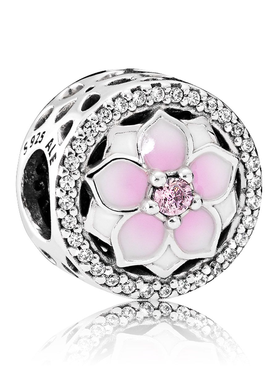 Pandora charm. Pandora Шарм 792085pcz. Шарм Пандора цветок. Шарм Пандора цветок серебро. Pandora Шарм с цветком.