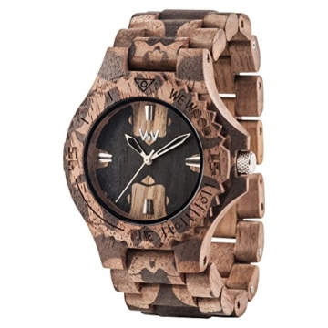 WEWOOD Herren Analog Quarz Smart Watch Armbanduhr mit Holz Armband WW40001 - 2